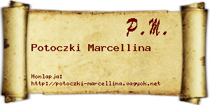 Potoczki Marcellina névjegykártya